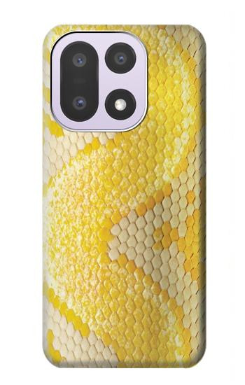 S2713 Yellow Snake Skin Graphic Printed Case For OnePlus 15