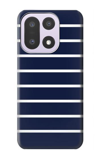 S2767 Navy White Striped Case For OnePlus 15