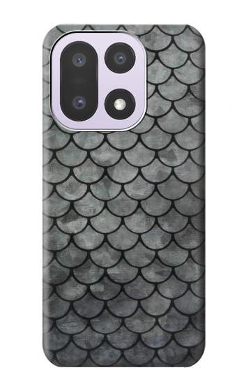 S2950 Silver Fish Scale Case For OnePlus 15