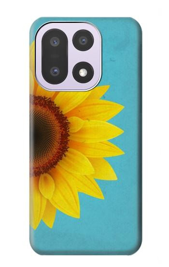 S3039 Vintage Sunflower Blue Case For OnePlus 15