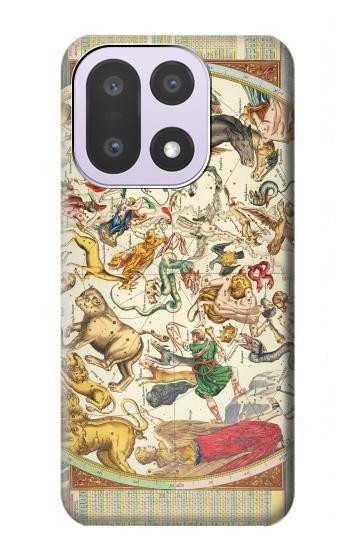 S3145 Antique Constellation Star Sky Map Case For OnePlus 15