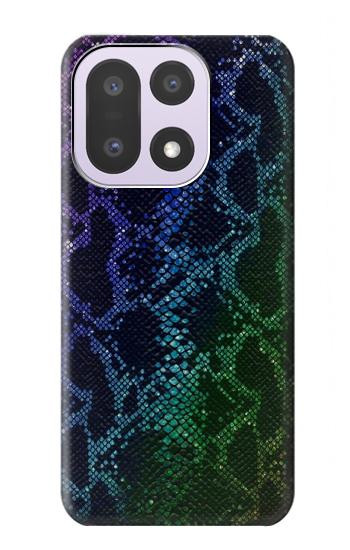 S3366 Rainbow Python Skin Graphic Print Case For OnePlus 15