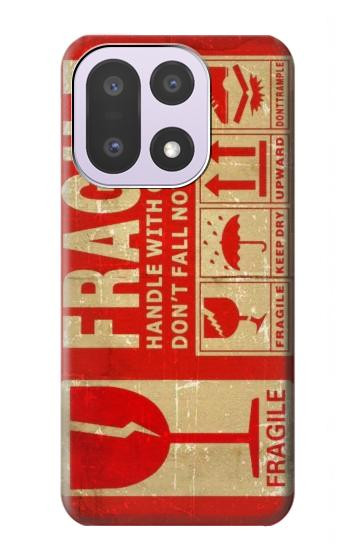 S3552 Vintage Fragile Label Art Case For OnePlus 15