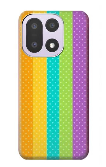 S3678 Colorful Rainbow Vertical Case For OnePlus 15