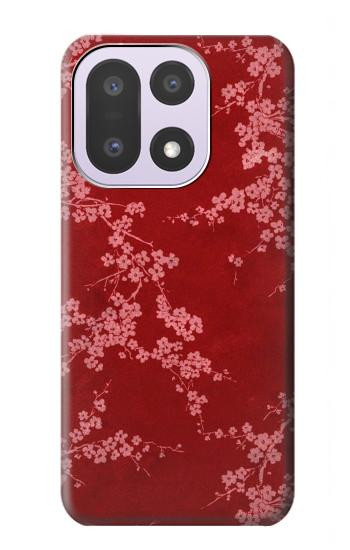 S3817 Red Floral Cherry blossom Pattern Case For OnePlus 15