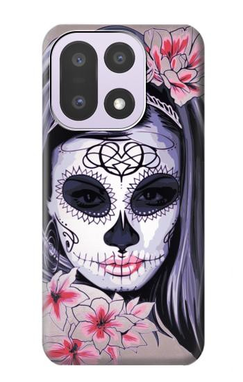 S3821 Sugar Skull Steam Punk Girl Gothic Case For OnePlus 15