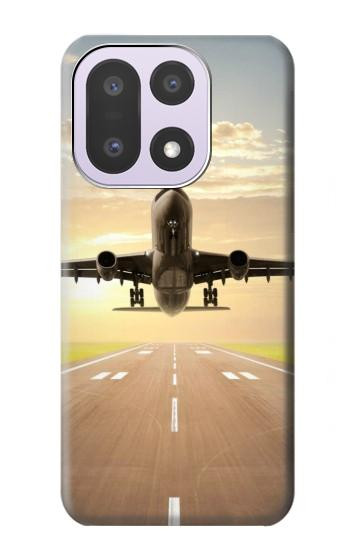 S3837 Airplane Take off Sunrise Case For OnePlus 15