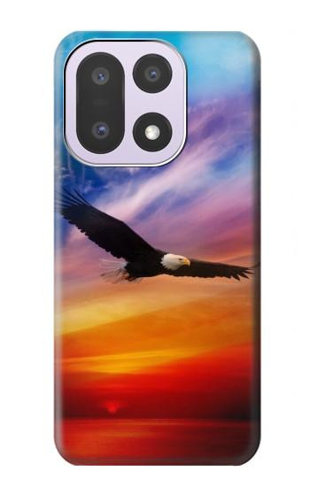 S3841 Bald Eagle Flying Colorful Sky Case For OnePlus 15