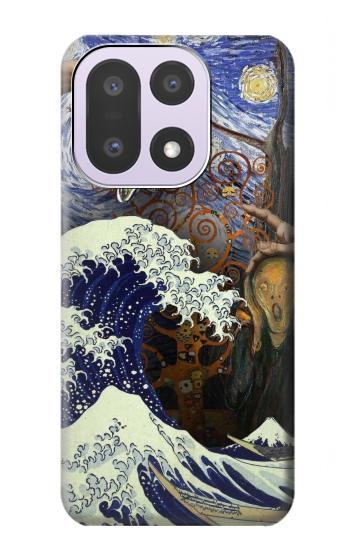 S3851 World of Art Van Gogh Hokusai Da Vinci Case For OnePlus 15