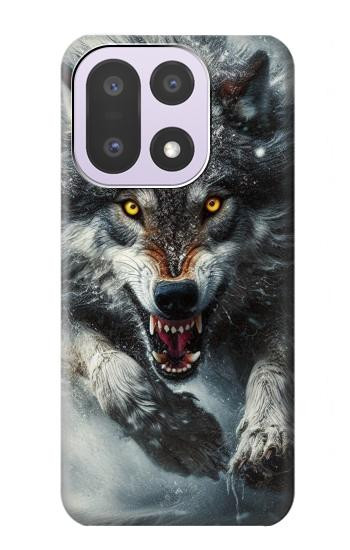 S3965 Angry Wolf Running Case For OnePlus 15