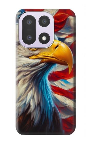 S3967 Bald Eagle American Flag Case For OnePlus 15