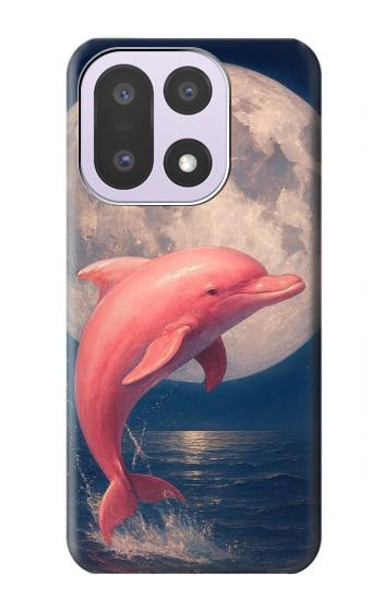 S4045 Dolphin Moon Night Case For OnePlus 15