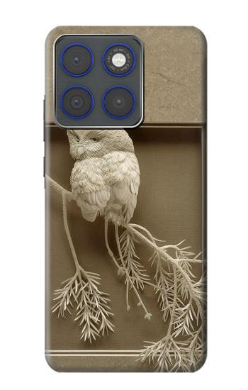 S1386 Paper Sculpture Owl Case For Motorola Edge 70