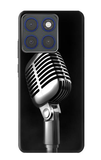 S1672 Retro Microphone Jazz Music Case For Motorola Edge 70