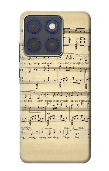S2504 Vintage Music Sheet Case For Motorola Edge 70