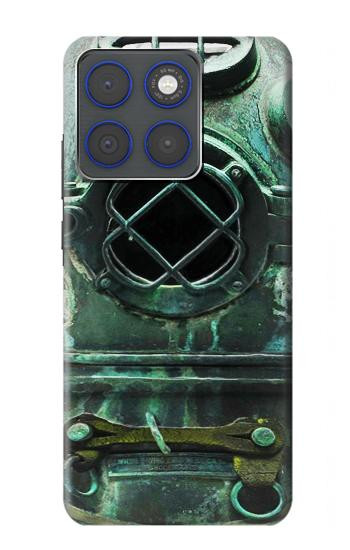 S2632 Antique Vintage Deep Sea Diver Helmet Case For Motorola Edge 70
