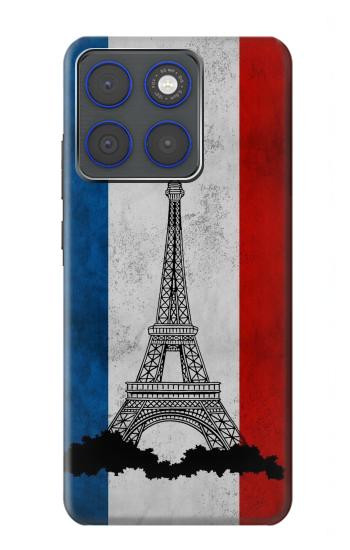 S2859 Vintage France Flag Eiffel Tower Case For Motorola Edge 70