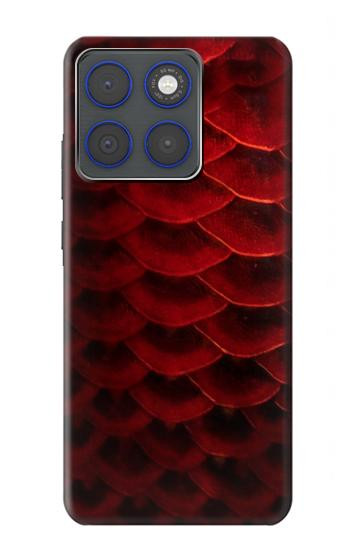 S2879 Red Arowana Fish Scale Case For Motorola Edge 70