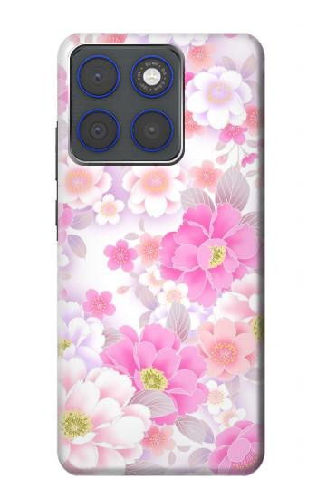 S3036 Pink Sweet Flower Flora Case For Motorola Edge 70