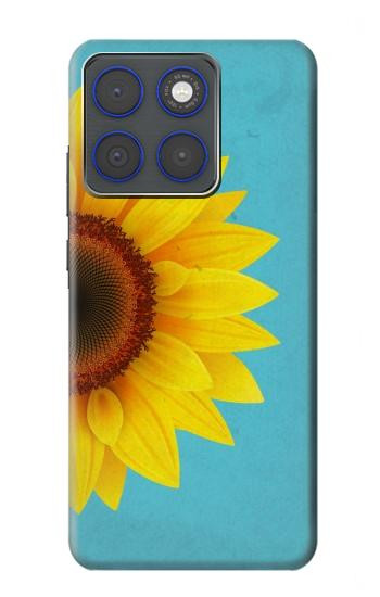 S3039 Vintage Sunflower Blue Case For Motorola Edge 70