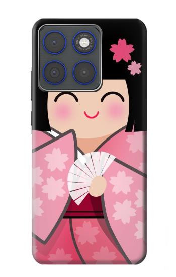 S3042 Japan Girl Hina Doll Kimono Sakura Case For Motorola Edge 70