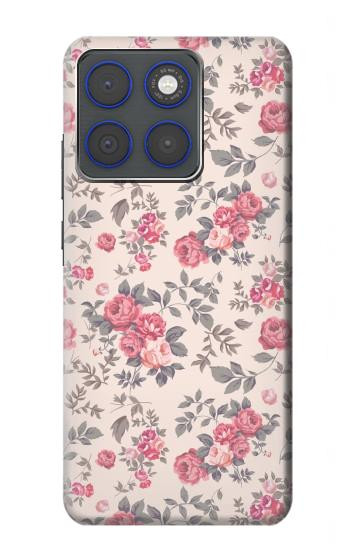 S3095 Vintage Rose Pattern Case For Motorola Edge 70