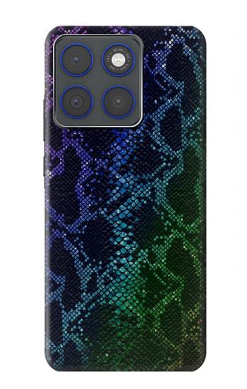 S3366 Rainbow Python Skin Graphic Print Case For Motorola Edge 70