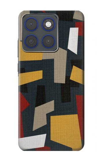 S3386 Abstract Fabric Texture Case For Motorola Edge 70