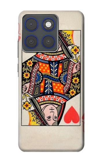 S3429 Queen Hearts Card Case For Motorola Edge 70
