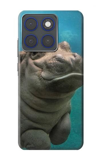 S3871 Cute Baby Hippo Hippopotamus Case For Motorola Edge 70
