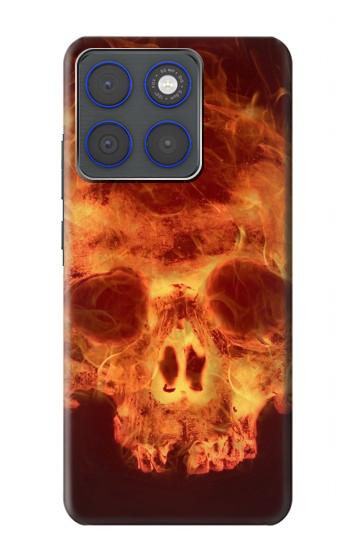 S3881 Fire Skull Case For Motorola Edge 70