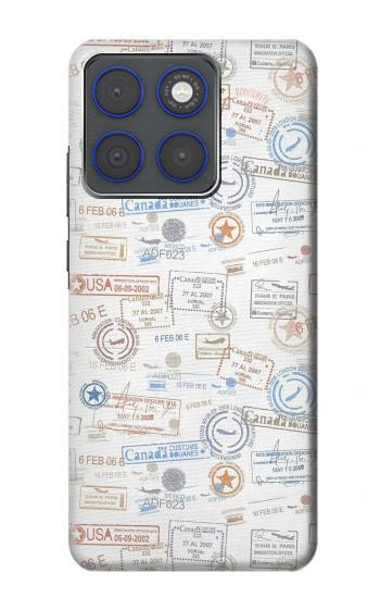 S3903 Travel Stamps Case For Motorola Edge 70