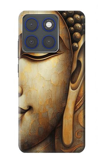 S4022 Vintage Buddha Face Golden Style Case For Motorola Edge 70