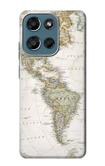 S0604 World Map Case For Motorola Moto G (2026), G Play (2026)