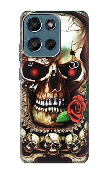 S0753 Skull Wing Rose Punk Case For Motorola Moto G (2026), G Play (2026)