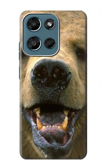 S0840 Grizzly Bear Face Case For Motorola Moto G (2026), G Play (2026)