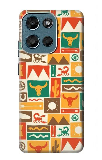 S1873 Western Pattern Case For Motorola Moto G (2026), G Play (2026)