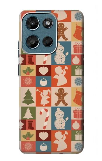 S2854 Cute Xmas Pattern Case For Motorola Moto G (2026), G Play (2026)