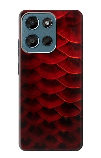 S2879 Red Arowana Fish Scale Case For Motorola Moto G (2026), G Play (2026)