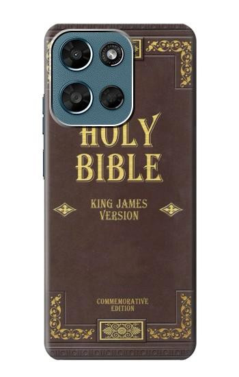 S2889 Holy Bible Cover King James Version Case For Motorola Moto G (2026), G Play (2026)