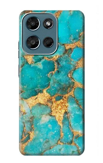 S2906 Aqua Turquoise Stone Case For Motorola Moto G (2026), G Play (2026)