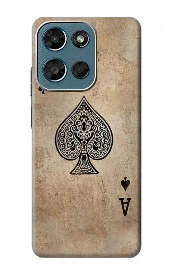S2928 Vintage Spades Ace Card Case For Motorola Moto G (2026), G Play (2026)