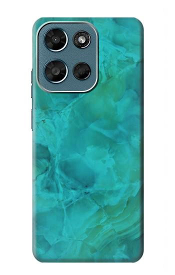 S3147 Aqua Marble Stone Case For Motorola Moto G (2026), G Play (2026)