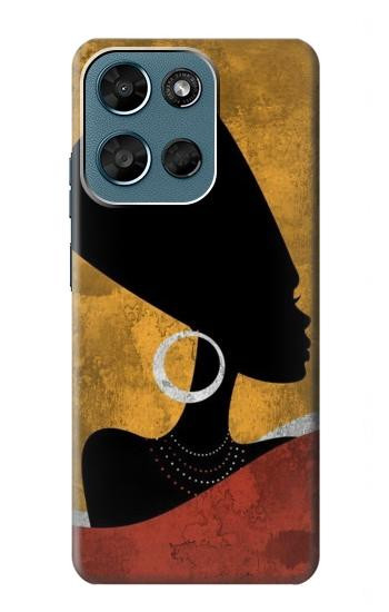S3453 African Queen Nefertiti Silhouette Case For Motorola Moto G (2026), G Play (2026)