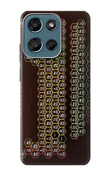 S3544 Neon Honeycomb Periodic Table Case For Motorola Moto G (2026), G Play (2026)
