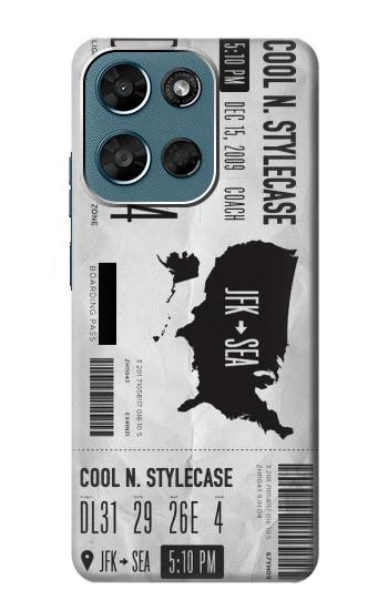 S3615 Airline Boarding Pass Art Case For Motorola Moto G (2026), G Play (2026)