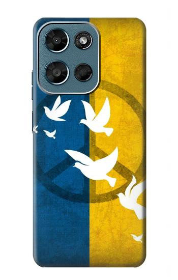 S3857 Peace Dove Ukraine Flag Case For Motorola Moto G (2026), G Play (2026)