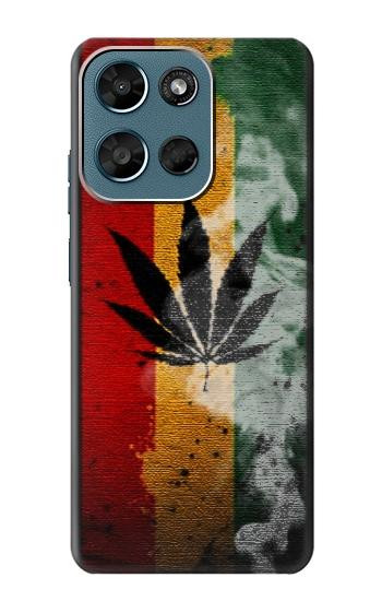 S3890 Reggae Rasta Flag Smoke Case For Motorola Moto G (2026), G Play (2026)