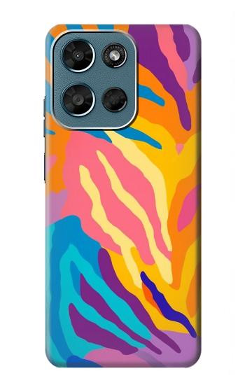 S4037 Colorful Zebra Pattern Case For Motorola Moto G (2026), G Play (2026)