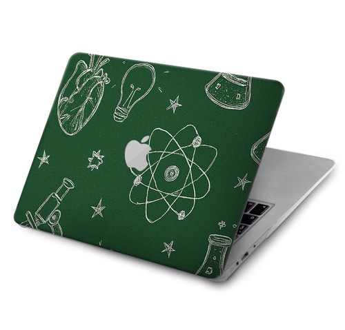 S4059 Science Chalkboard Graphic Hard Case For MacBook Air 13″ (2022,2025) - A2681, A3113, A3240